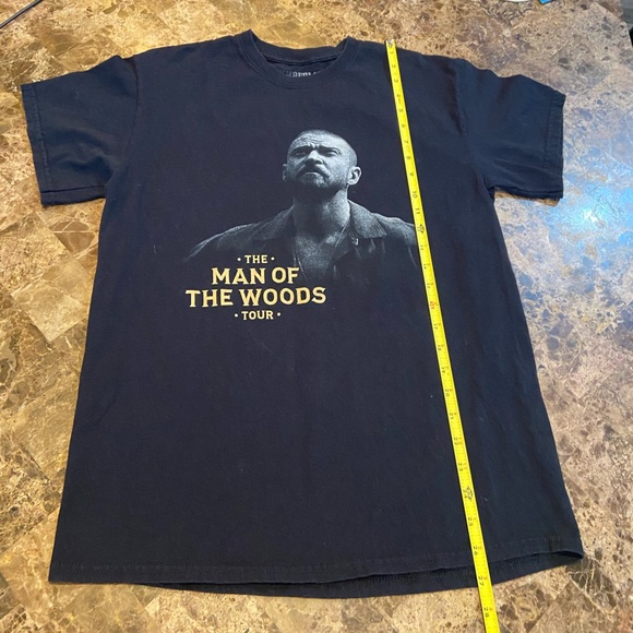 Justin Timberlake Man of The Woods Tour TShirt Black Medium Short Sleeve - Picture 8 of 9